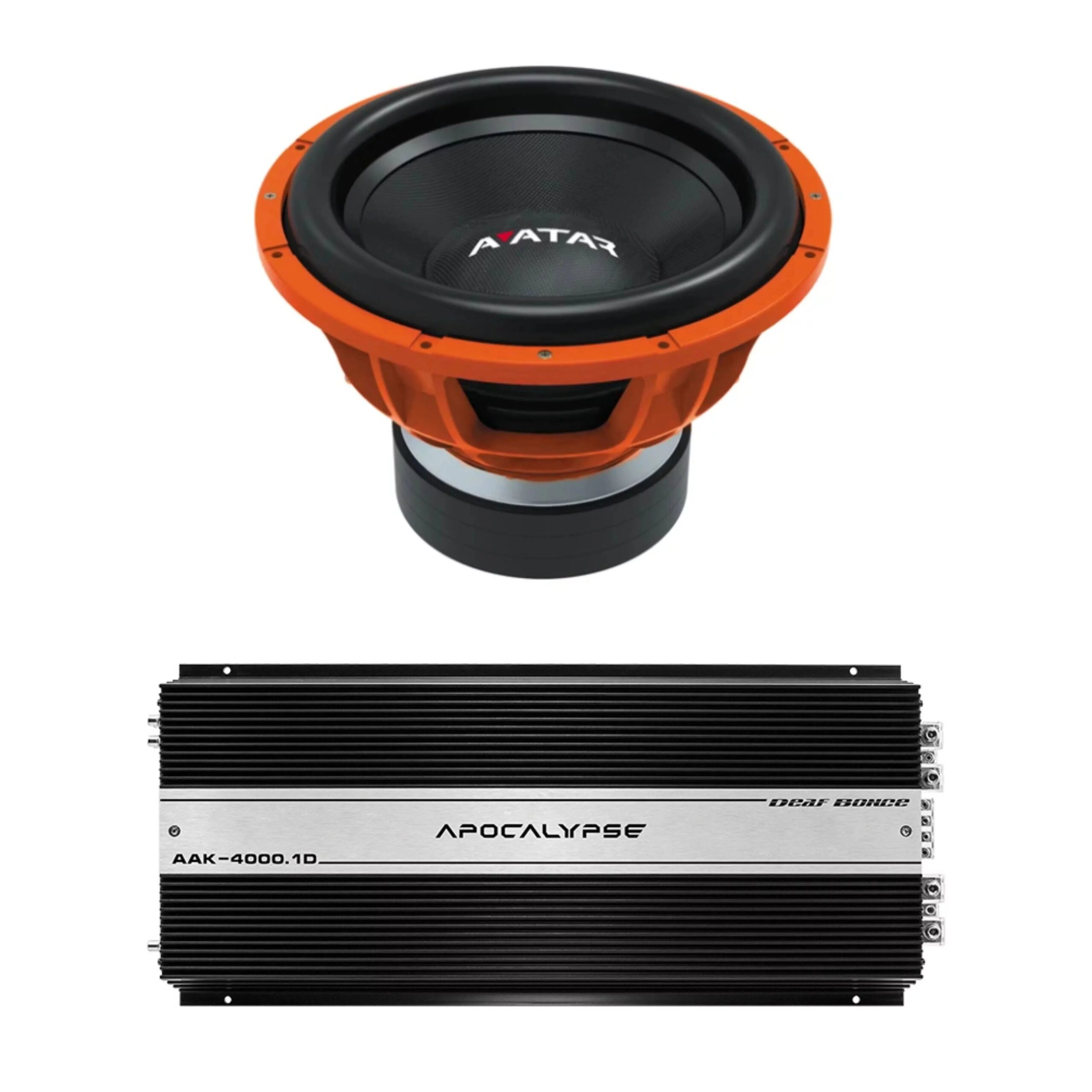 Car Audio 15" 2Ohm Subwoofer STU-1546-D2&Monoblock Amp Package New